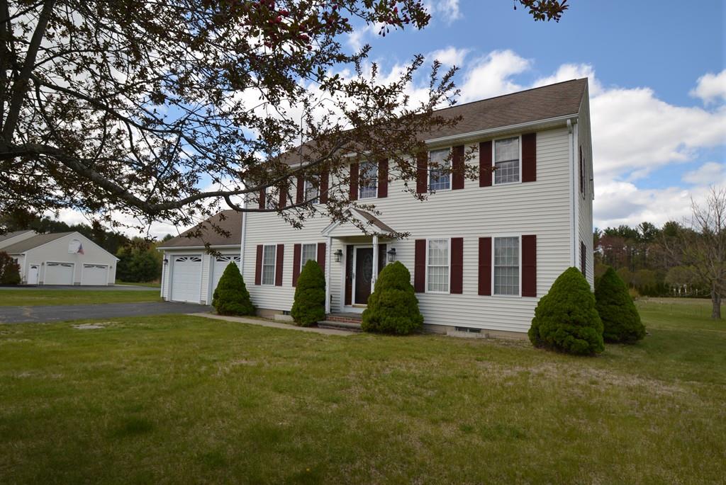 152 Plumtree Road Sunderland, MA 01375 - Photo 29 of 34 a front view of house with yard and green space