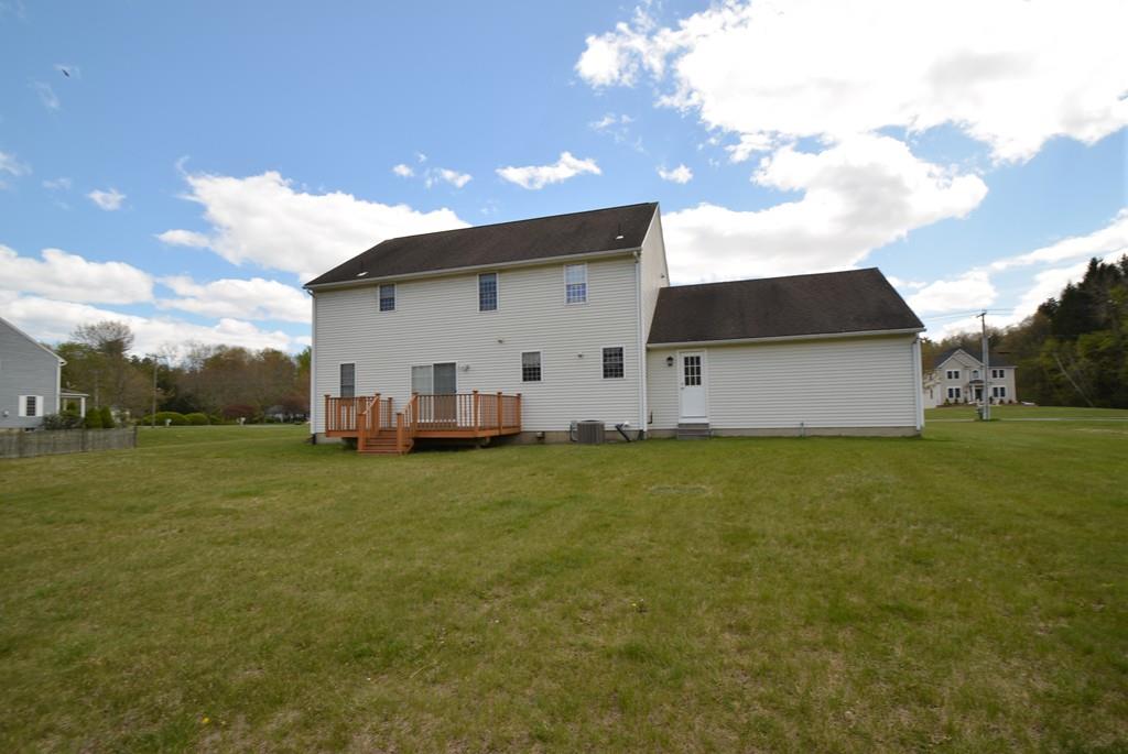152 Plumtree Road Sunderland, MA 01375 - Photo 32 of 34 a view of a backyard with large trees