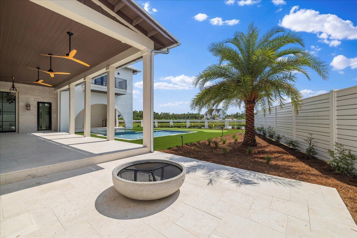 92 Quail Hollow Inlet Beach, FL 32461 - Photo 45 of 119 a swimming pool with outdoor seating and barbeque oven