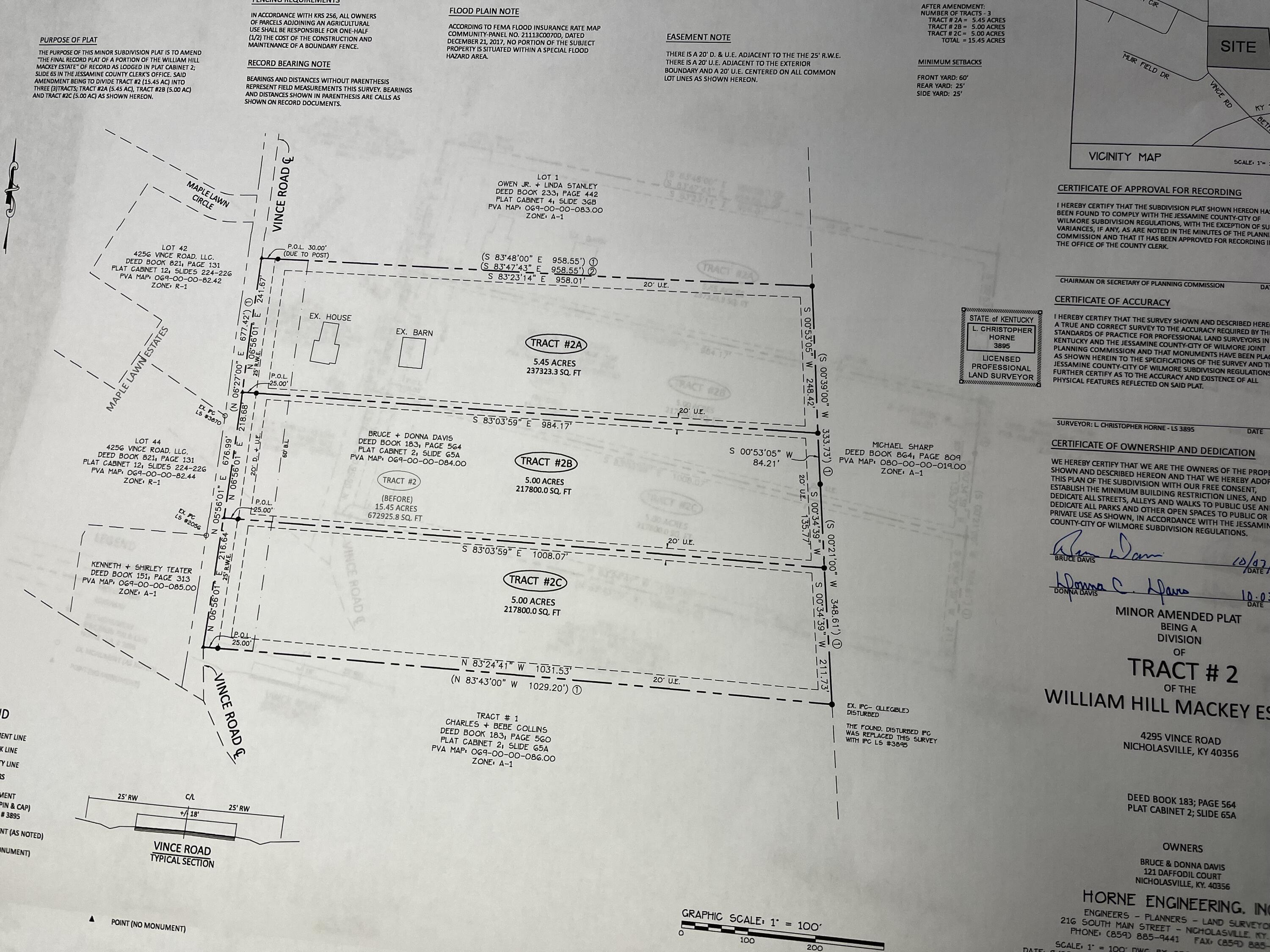 4295 Vince Road Nicholasville, KY 40356 - Photo 33 of 33 Plat