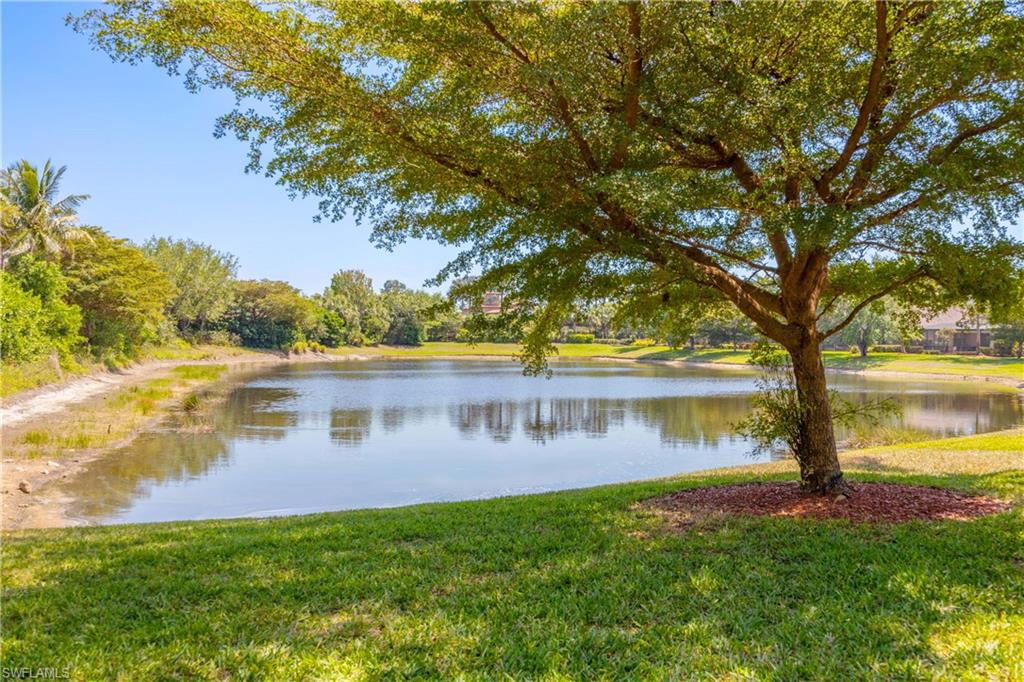 9234 Veneto Place Naples, FL 34113 - Photo 30 of 38 a view of lake with a big yard