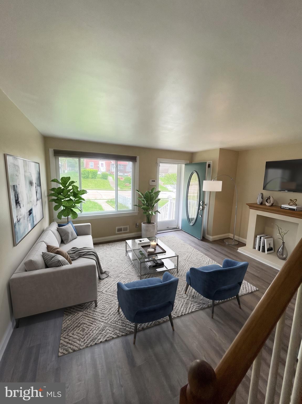 3566 Dudley Avenue Baltimore, MD 21213 - Photo 2 of 11 Living Room /Virtually Staged