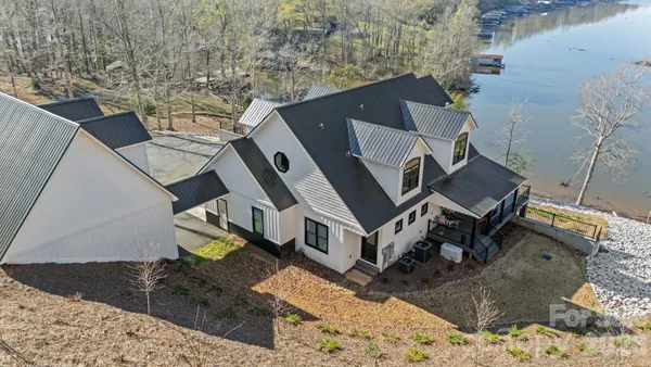 a front view of a building with glass windows