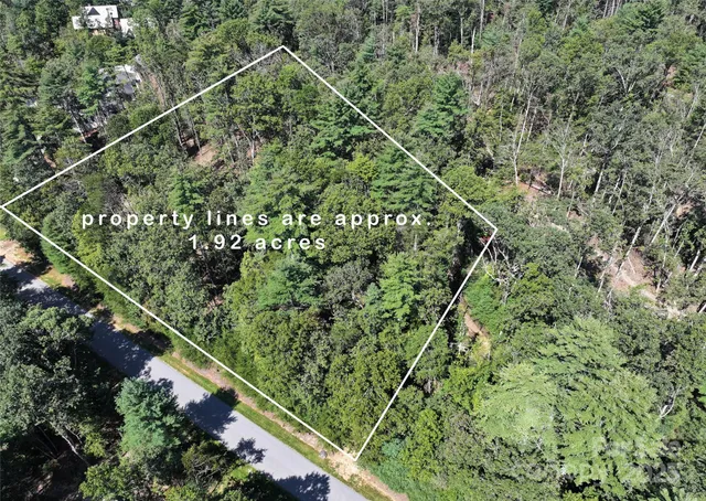 a view of a green yard