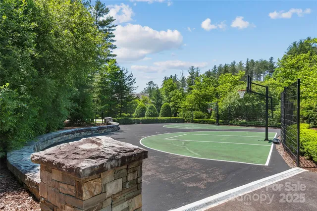 a view of a basketball court