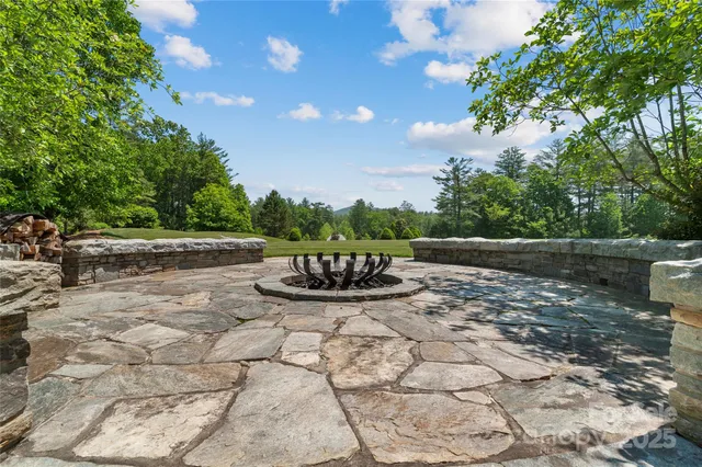 a view of a back yard of the house