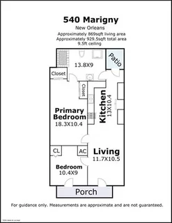 $369,000 | 540 Marigny Street, New Orleans, LA 70117