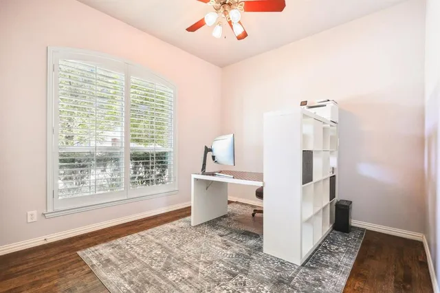 a very nice looking room with a large window