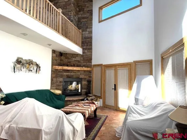 a front view of a house with a window