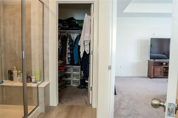a view of walk in closet