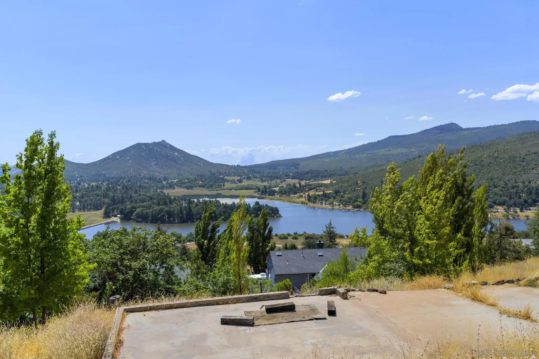 34610 Apache Drive Julian, CA 92036 - Photo 22 of 23 a view of a lake with a mountain in the back