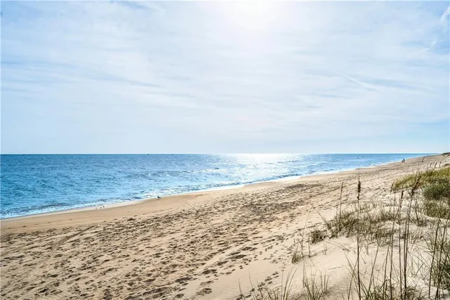a view of an ocean beach