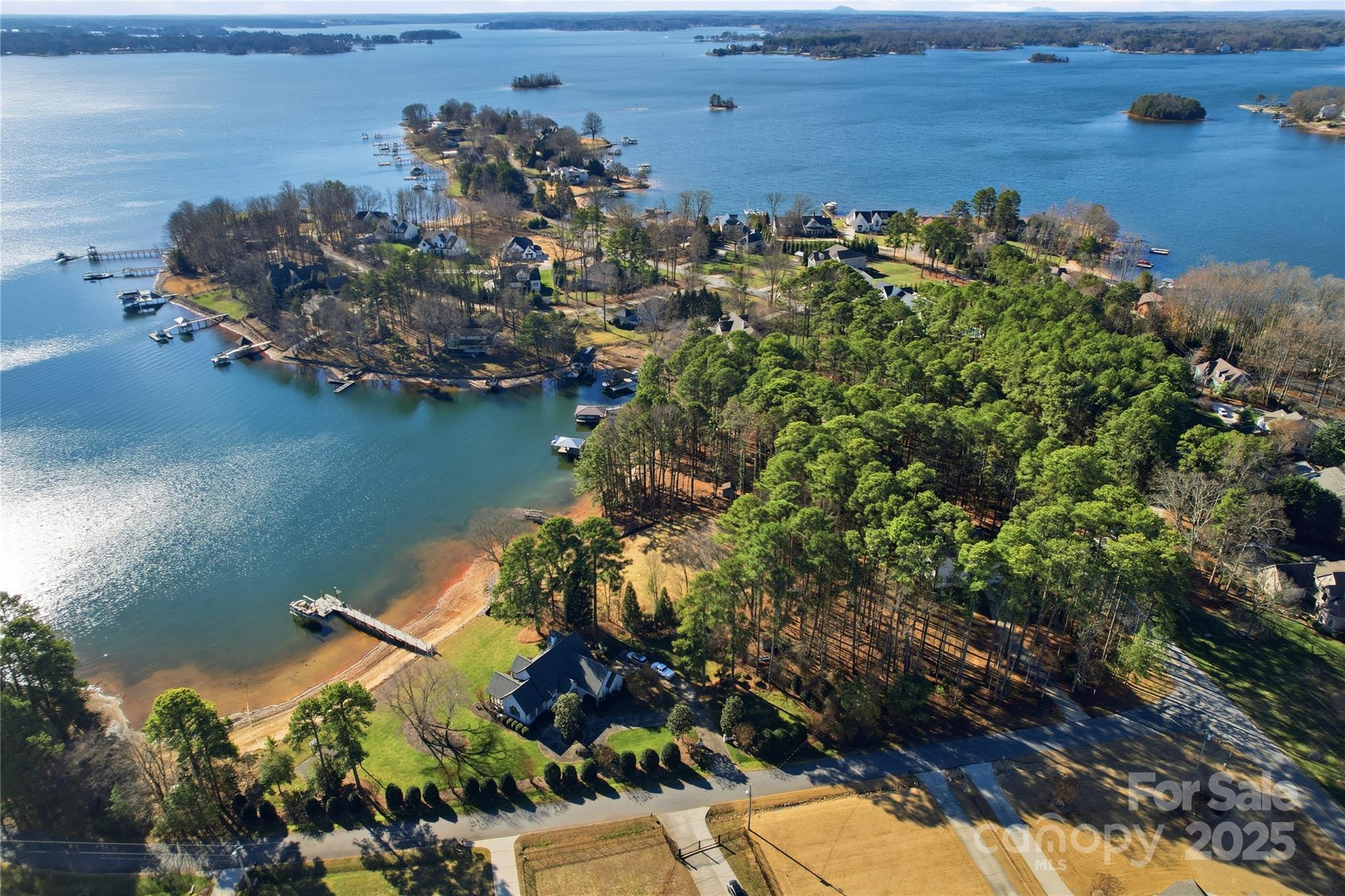2563 Brawley School Road Mooresville, NC 28117 - Photo 11 of 27 an aerial view of a houses with a yard