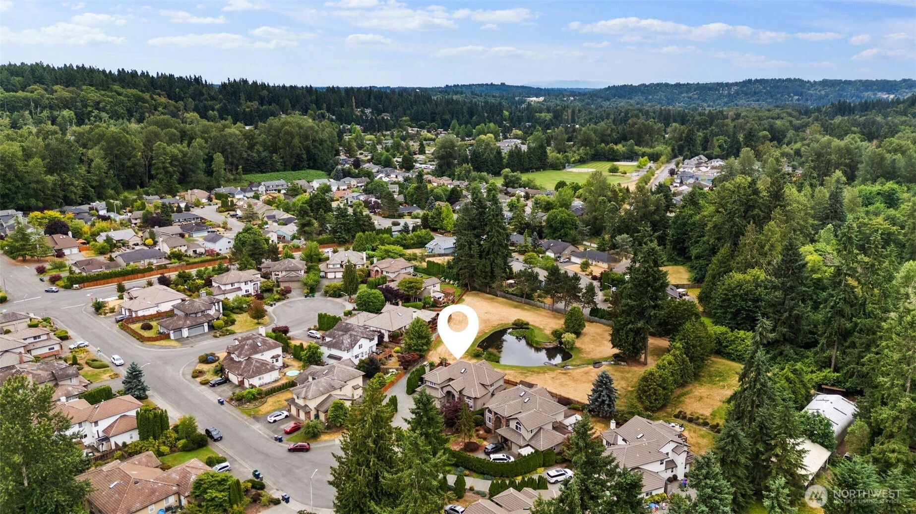 1514 232nd Place Southwest Bothell, WA 98021 - Photo 33 of 38 a view of a city with a lake