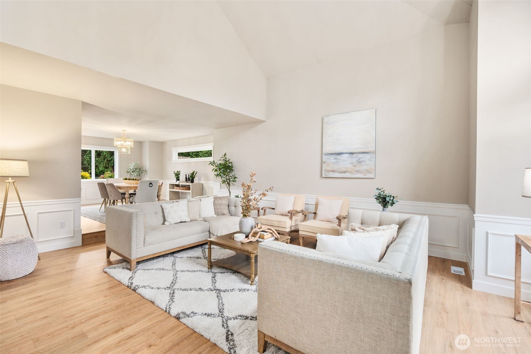 1514 232nd Place Southwest Bothell, WA 98021 - Photo 4 of 38 a living room with fireplace furniture and a table