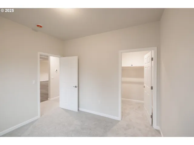 close view of an empty room