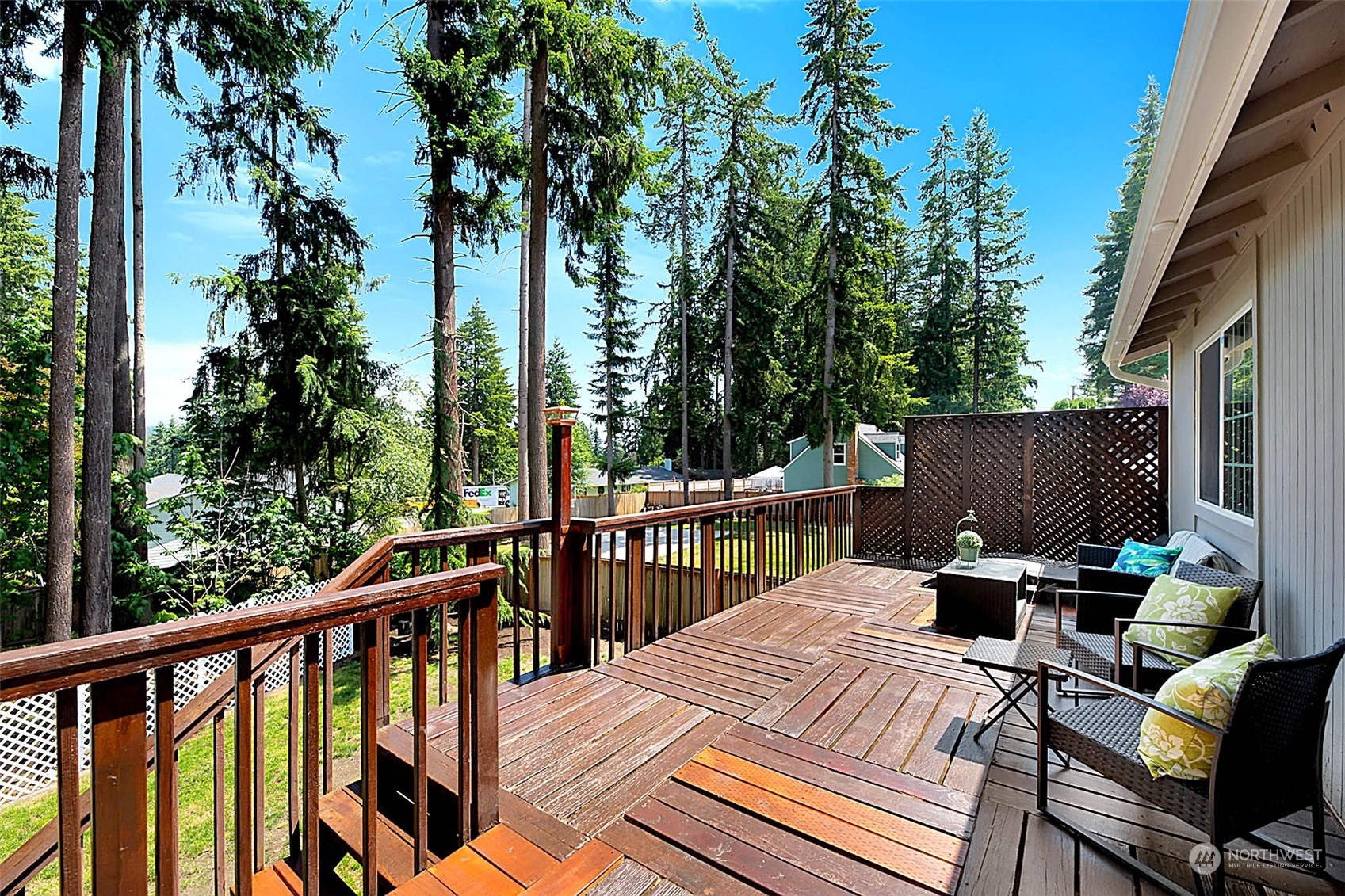 907 Harvest Road Bothell, WA 98012 - Photo 10 of 28 a view of a balcony with chairs