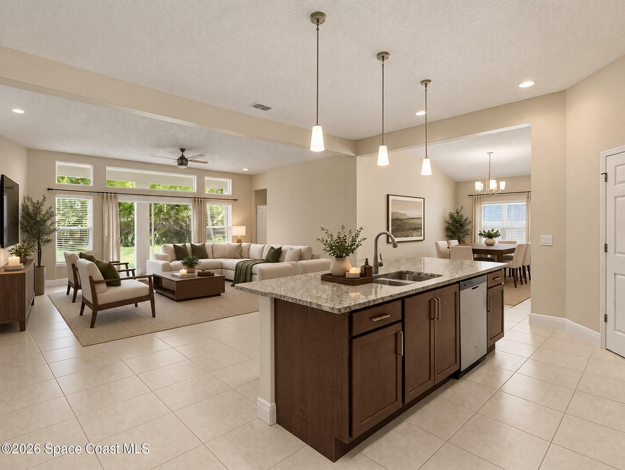 4212 Ruthann Circle Melbourne, FL 32934 - Photo 4 of 35 living-room-staged-3