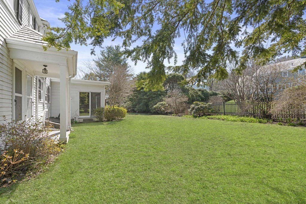 160 Reservoir Road Chestnut Hill, MA 02467 - Photo 24 of 42 a view of a backyard of the house