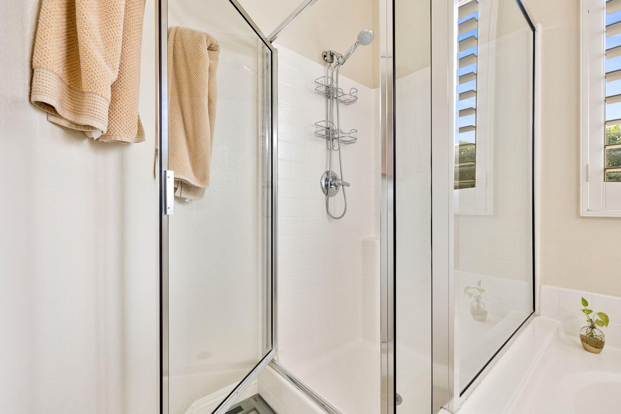 215 Strada Nova Palm Desert, CA 92260 - Photo 25 of 44 a bathroom with a shower