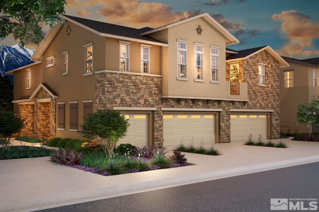 1915 Sea Horse Road, Unit C Reno, NV 89521 - Photo 1 of 9 front view of house with a yard