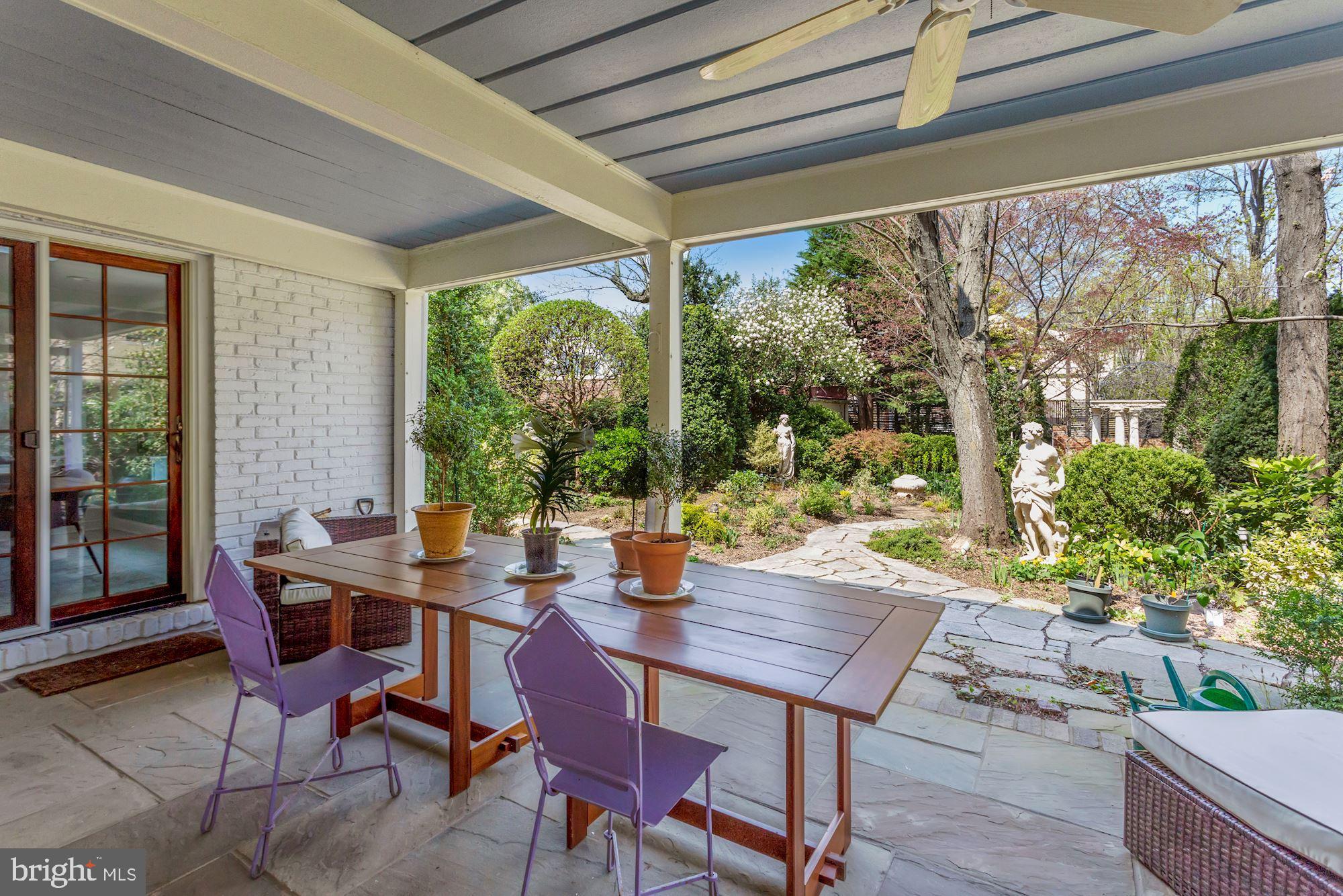 3743 Upton Street Northwest Washington, DC 20016 - Photo 18 of 35 Covered patio