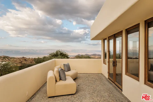 a view of a lake from balcony