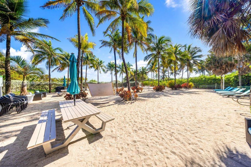 9172 Collins Avenue, Unit 212 Surfside, FL 33154 - Photo 18 of 23 a view of outdoor space with trees