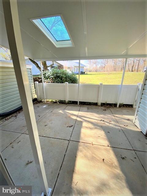 15070 Haslemere Court, Unit 262F Silver Spring, MD 20906 - Photo 16 of 31 COVERED PATIO WITH SKYLIGHT