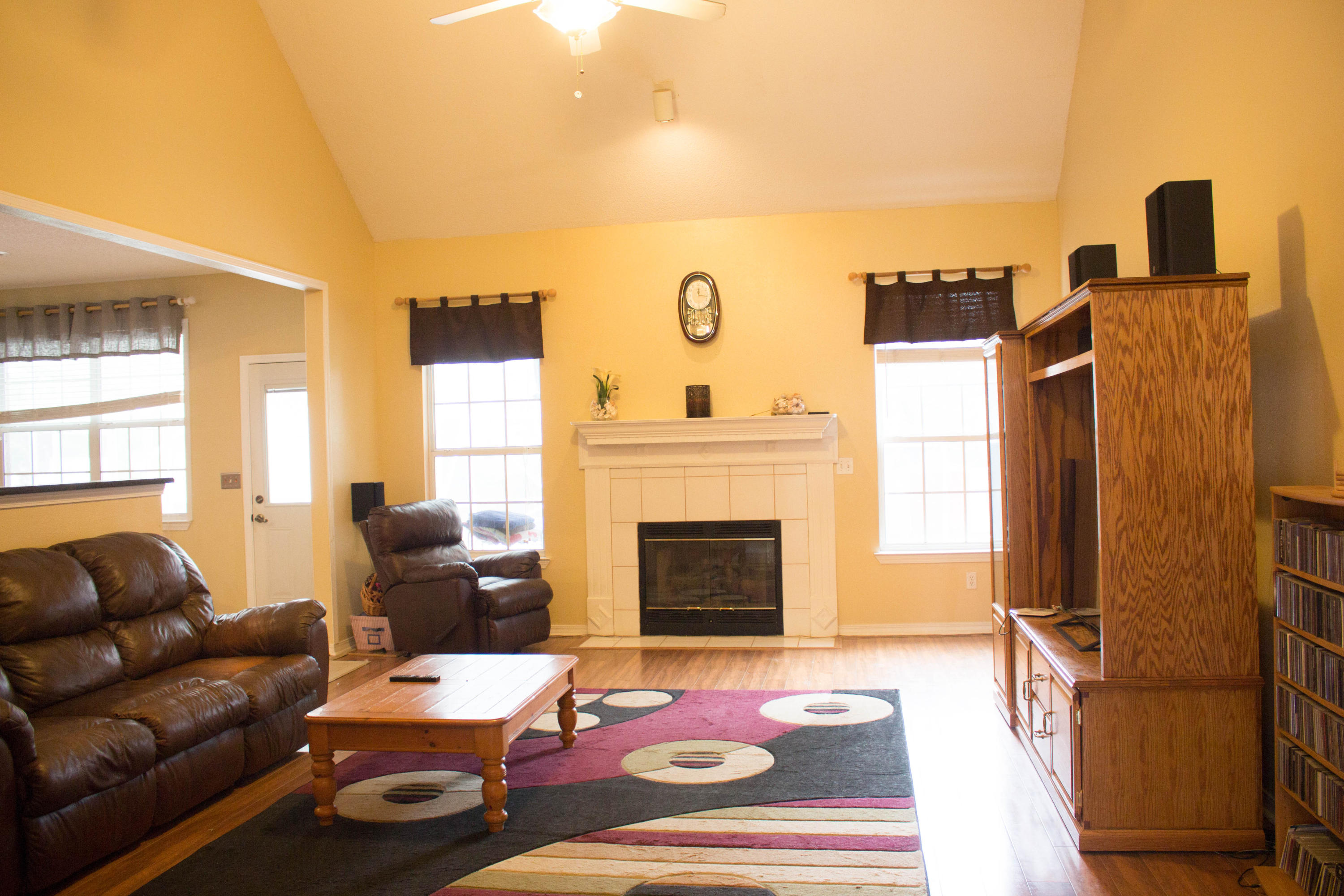 4454 Woodbridge Road Niceville, FL 32578 - Photo 8 of 27 Wood Floors & Fire Place