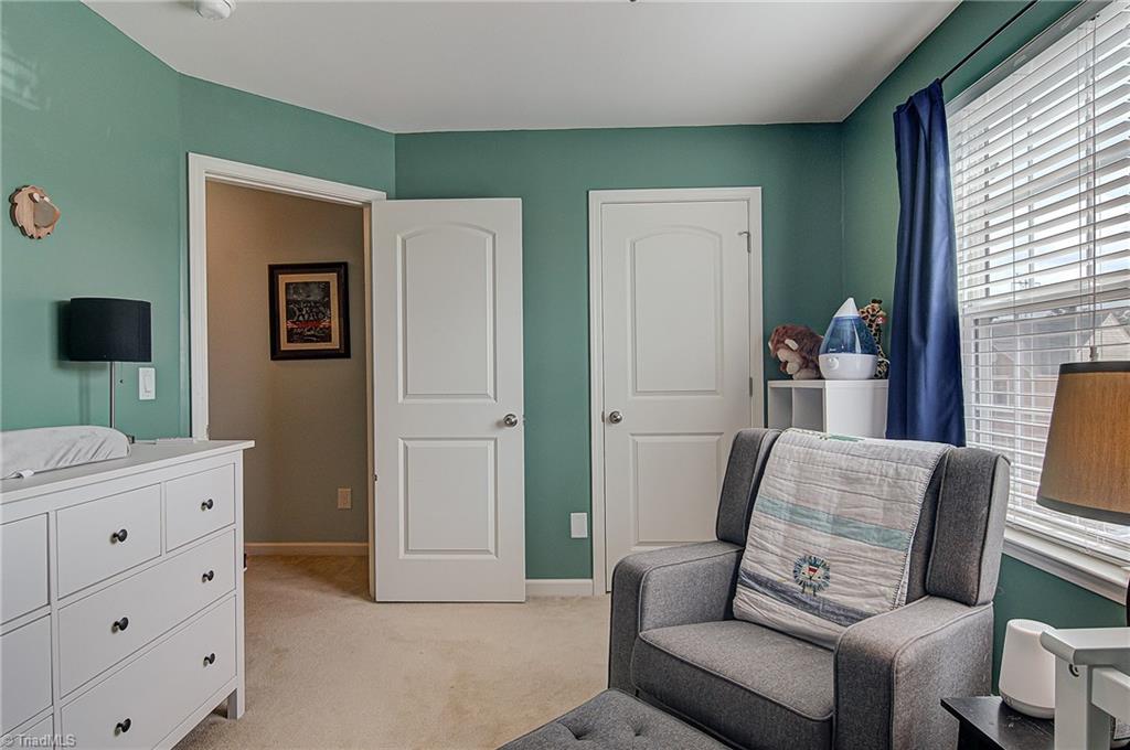 468 Ridgebrooke Drive High Point, NC 27265 - Photo 21 of 29 Alternate view of second bedroom with view to hallway