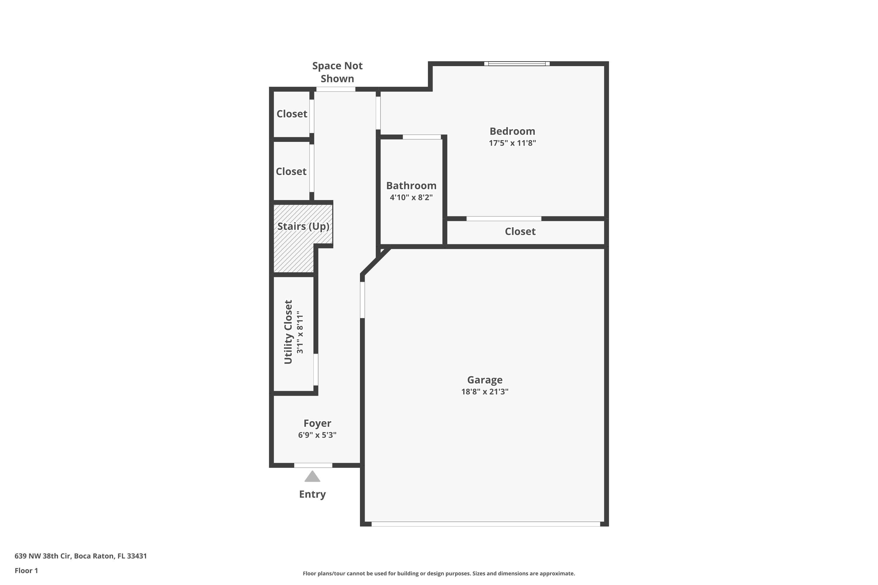 639 Northwest 38th Circle Boca Raton, FL 33431 - Photo 31 of 33 Floor Plan - Level 1