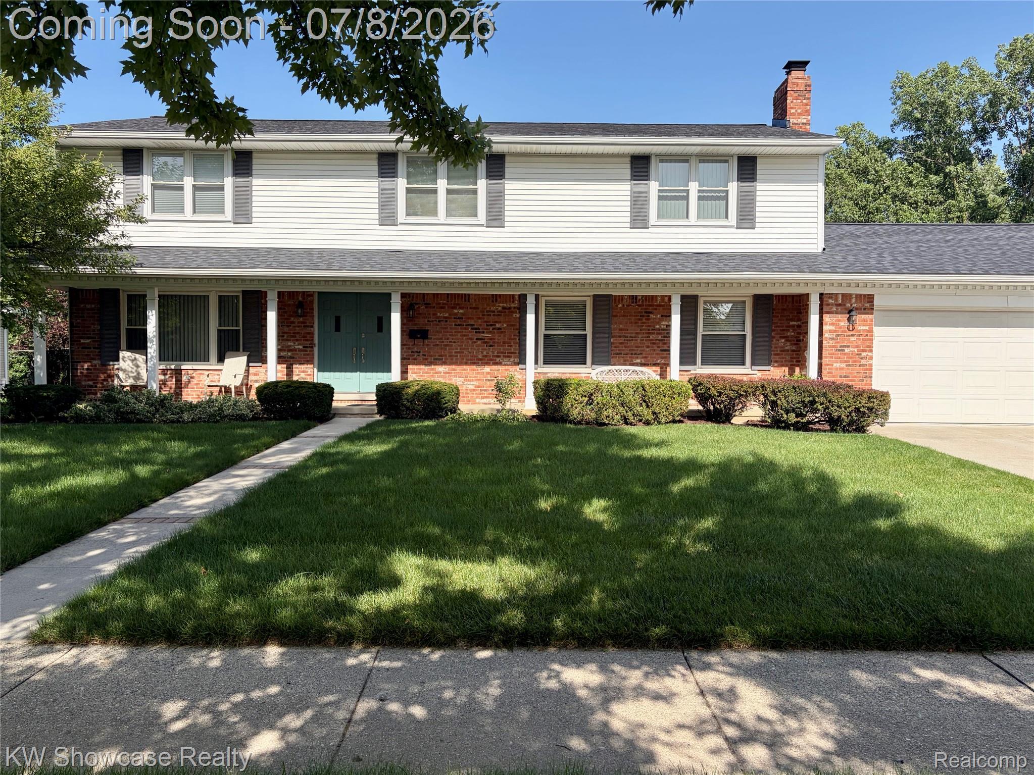 16720 Wayne Road Livonia, MI 48154 - Photo 1 of 1 Two-story residence featuring white siding and brick facade