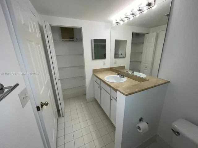 a view of gallery with hallway