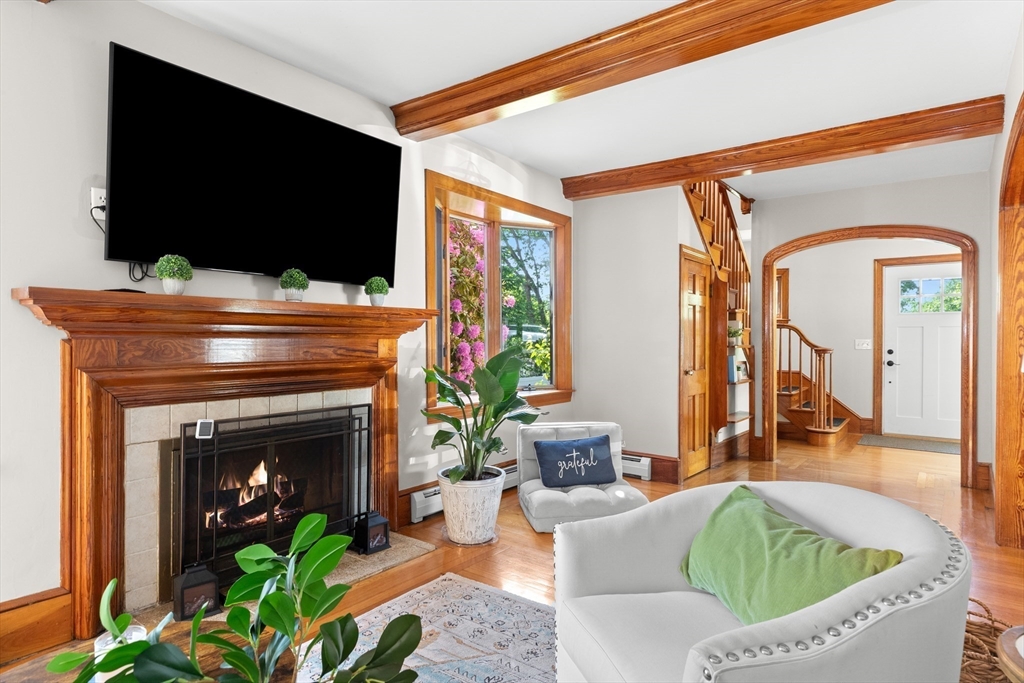 3 Scotland Heights Road Haverhill, MA 01832 - Photo 3 of 36 a living room with furniture and a flat screen tv