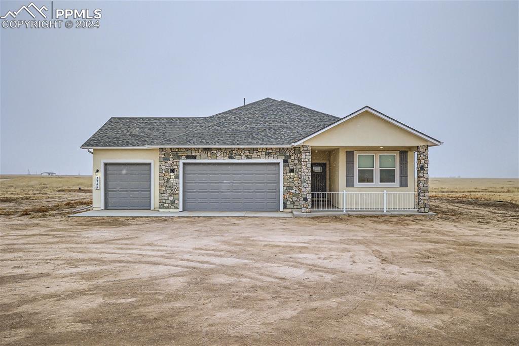 3755 North Rush Road Rush, CO 80833 - Photo 2 of 26 a house with yard in front of it