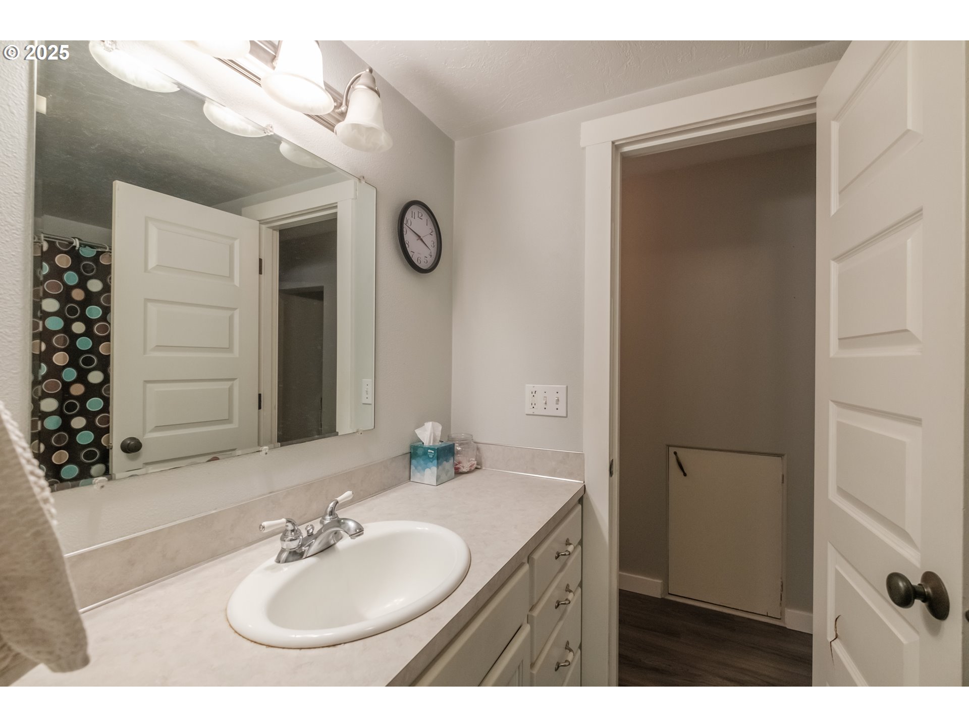 40325 Upper Calapooia Drive Sweet Home, OR 97386 - Photo 15 of 42 a bathroom with a sink and a mirror