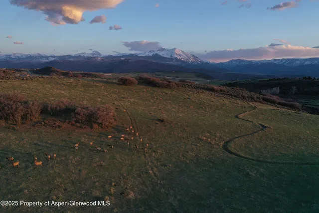 a view of a house with a mountain