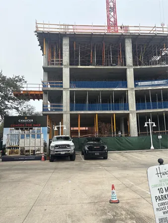 a car parked in front of a building