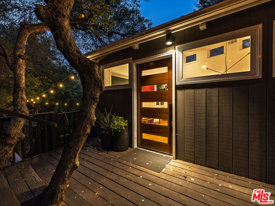20922 Keller Road Topanga, CA 90290 - Photo 45 of 49 a view of backyard from door