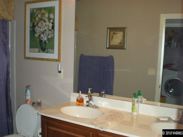 11021 Lamour Lane Reno, NV 89521 - Photo 7 of 9 a bathroom with a sink and a mirror