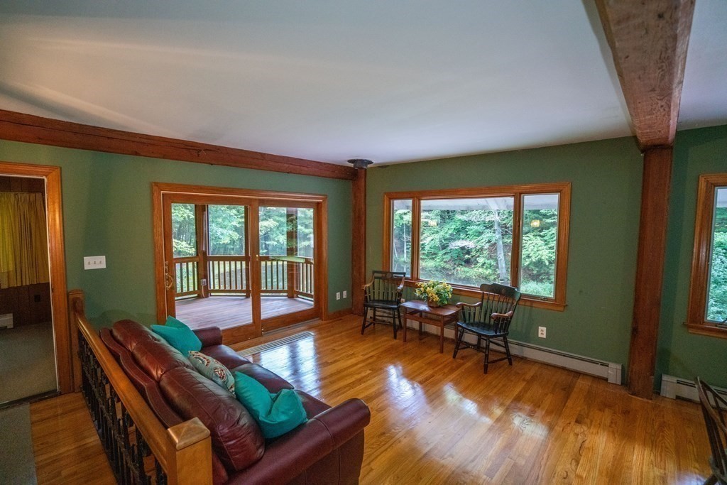 30 Harris Mountain Road Amherst, MA 01002 - Photo 11 of 42 a living room with furniture and a large window
