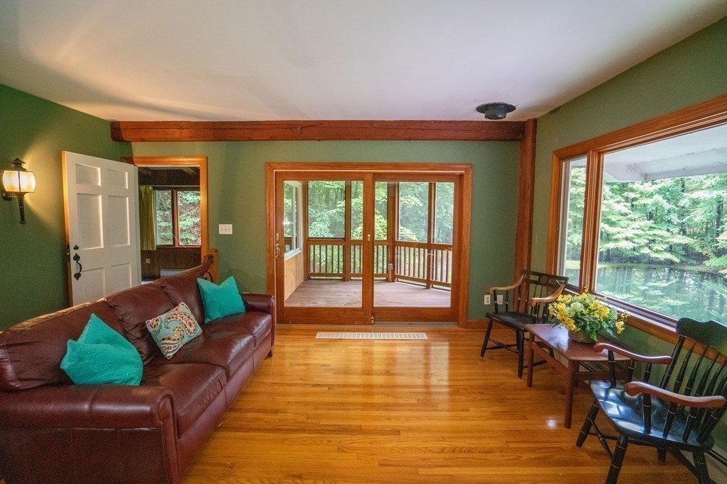30 Harris Mountain Road Amherst, MA 01002 - Photo 13 of 42 a living room with furniture and a large window