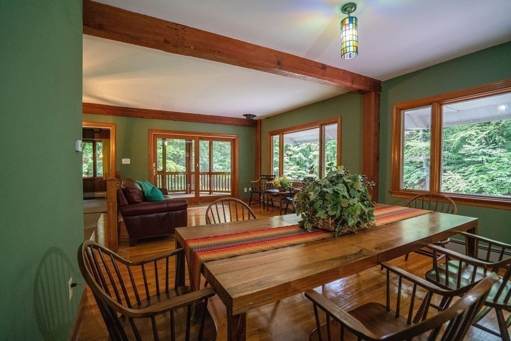30 Harris Mountain Road Amherst, MA 01002 - Photo 14 of 42 a outdoor dining space with furniture and outdoor view
