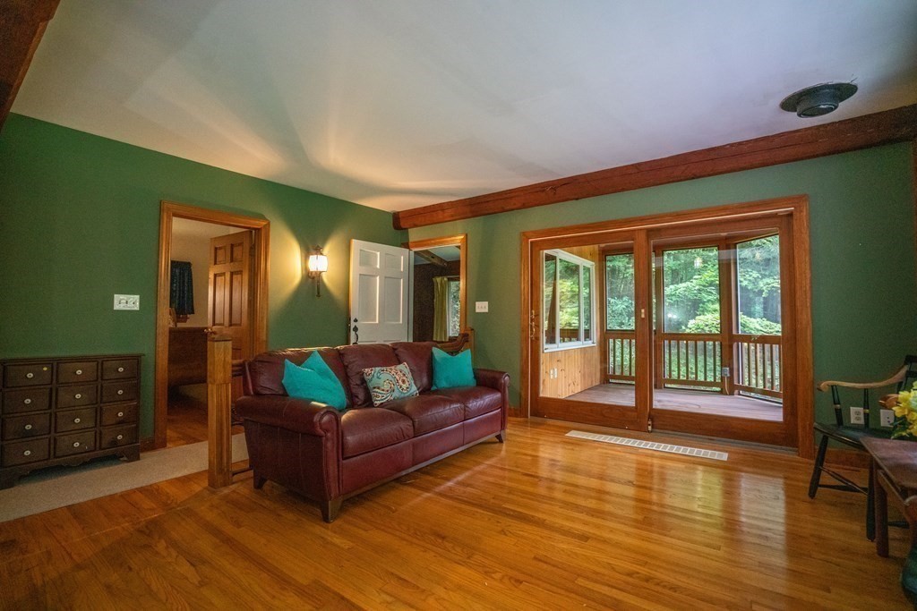 30 Harris Mountain Road Amherst, MA 01002 - Photo 17 of 42 a living room with furniture and a large window