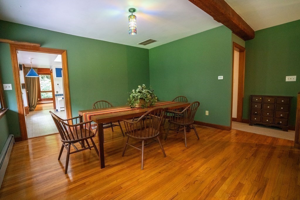 30 Harris Mountain Road Amherst, MA 01002 - Photo 18 of 42 a view of a dining room with furniture and wooden floor