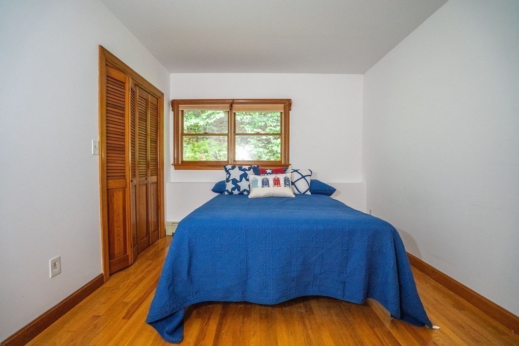 30 Harris Mountain Road Amherst, MA 01002 - Photo 22 of 42 a bed sitting in a bedroom next to a window