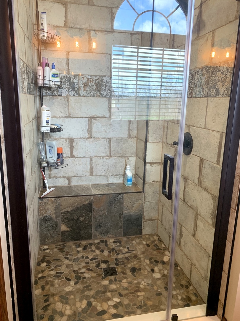 355 Meadow View Burlington, IL 60109 - Photo 16 of 37 a bathroom with a shower