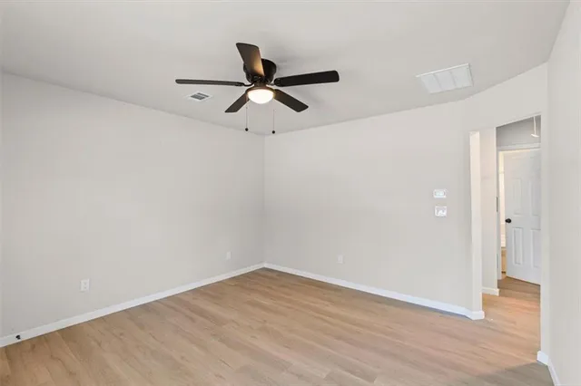 wooden floor in an empty room