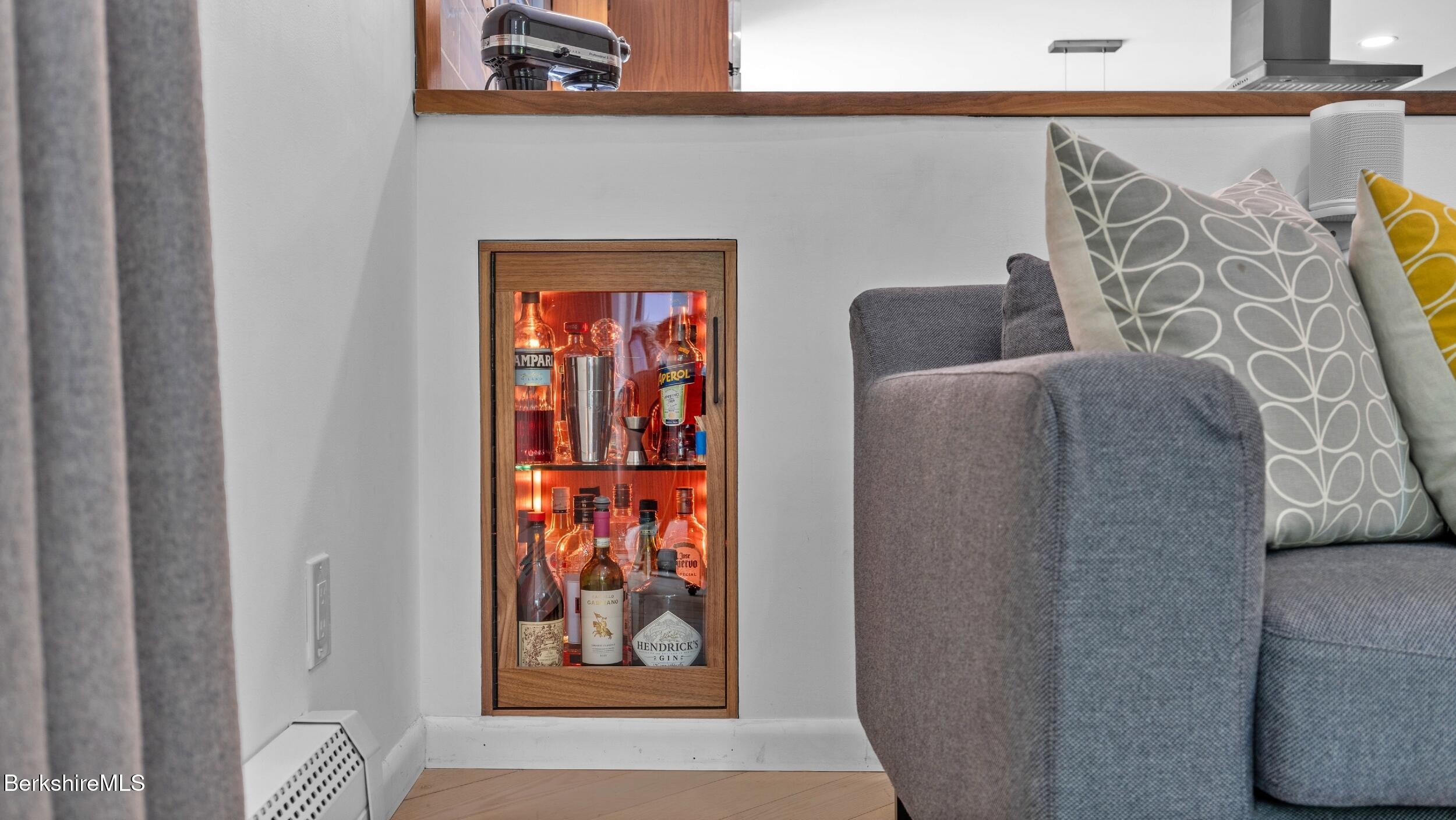 72 Boice Road Egremont, MA 01230 - Photo 18 of 42 Built-in liquor cabinet